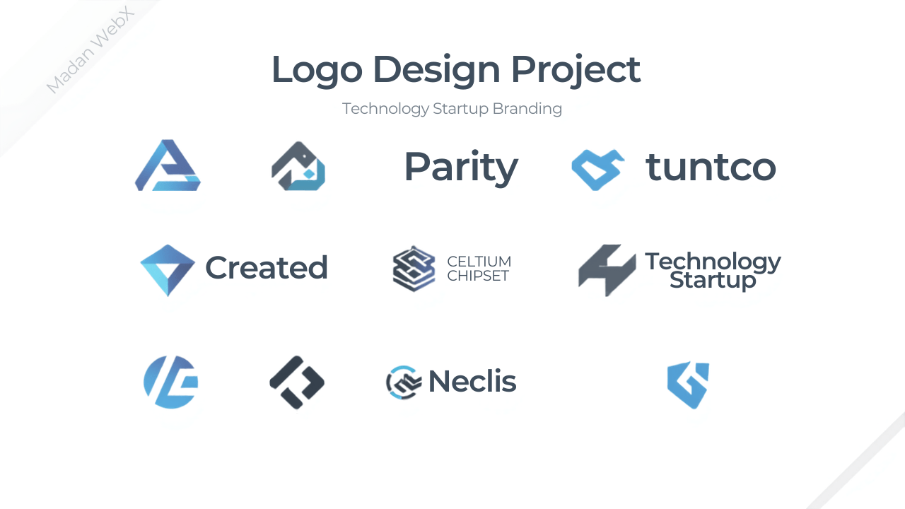Modern Technology Startup Logo Design